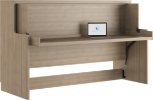 1 persoons opklapbed met bureau