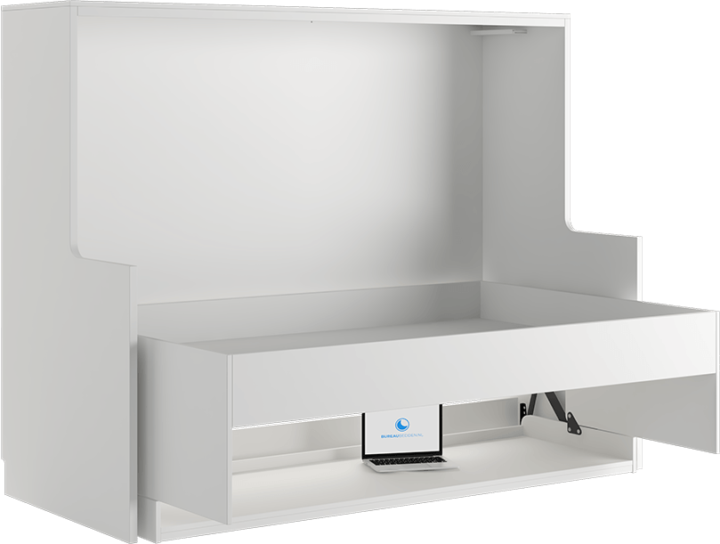 tweepersoons opklapbed met bureau