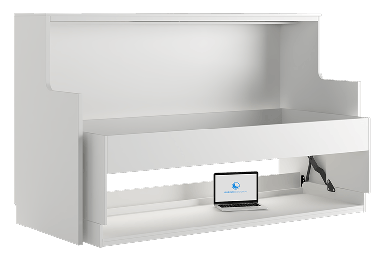 Opklapbed horizontaal